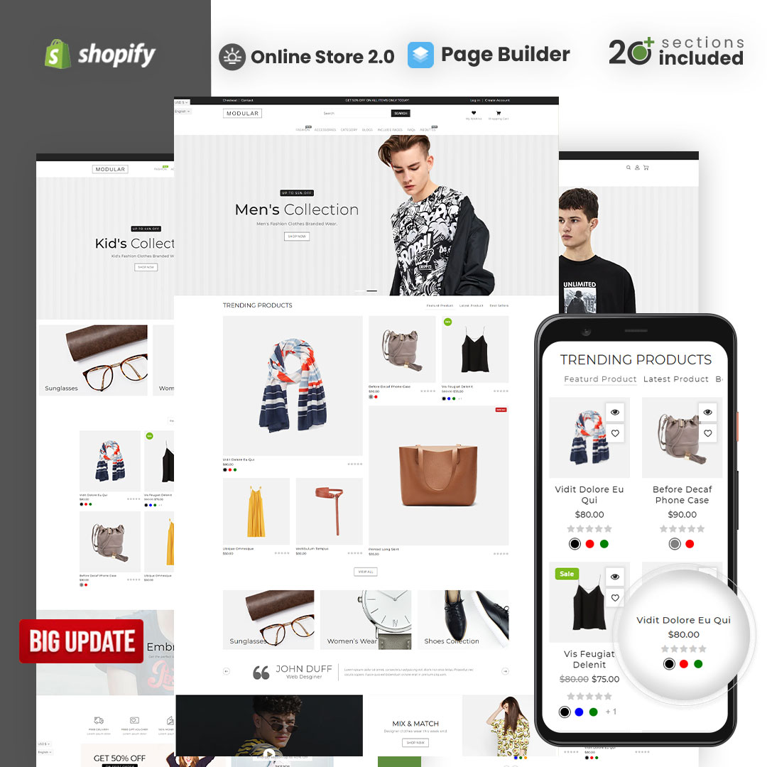 Modular – Multipurpose Shopify Os2.0 Theme