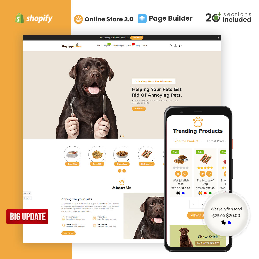 Puppy Store Shopify Theme