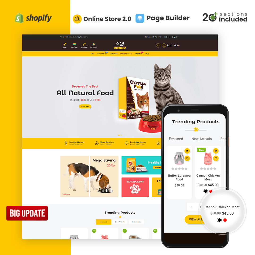 Pets Friendly Store Shopify Theme
