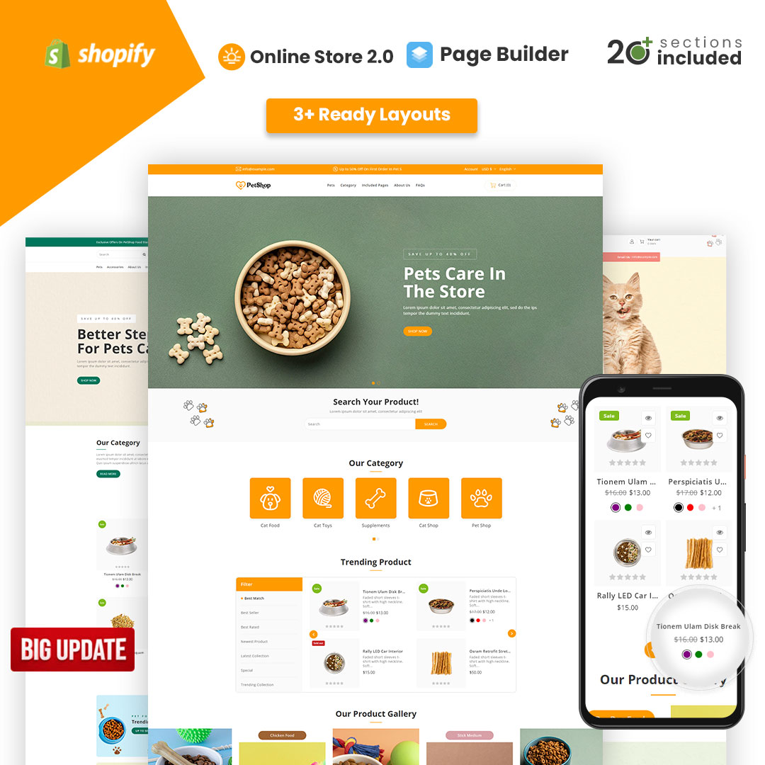 Petshop Multipurpose Shopify Theme